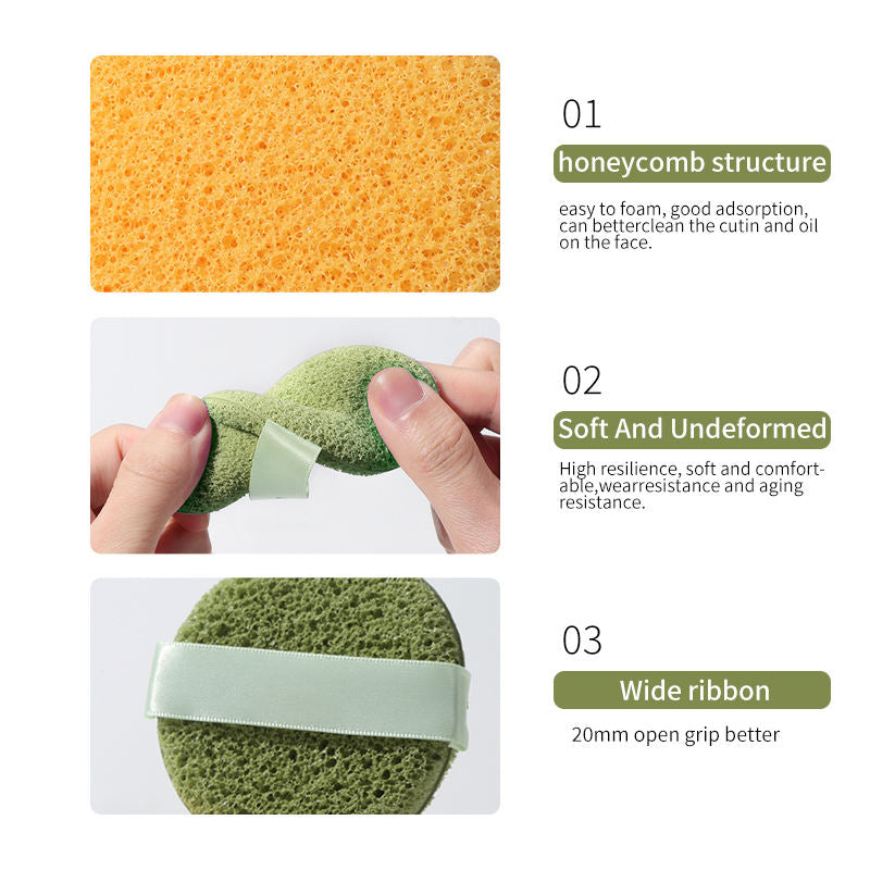 Reusable Facial Cleansing Sponge | Gentle Exfoliating Face Scrubber