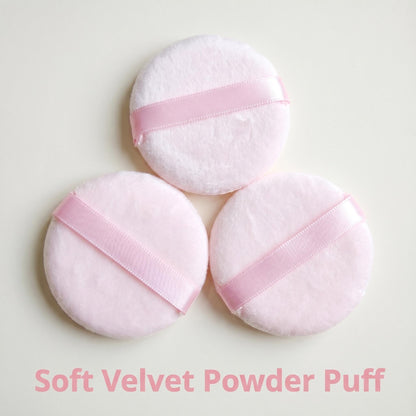 Soft Microfiber Velvet Powder Puff