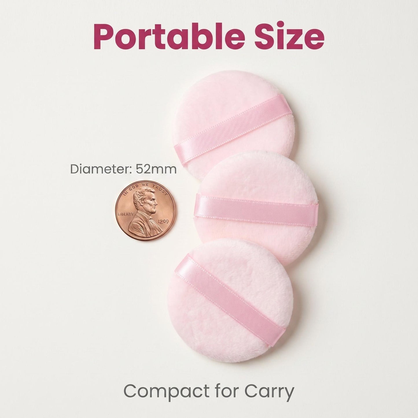 Soft Microfiber Velvet Powder Puff