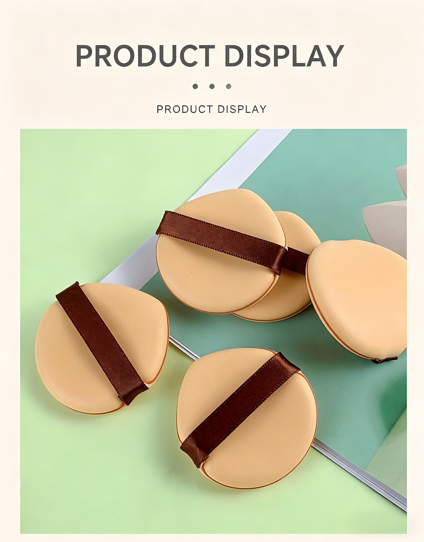Soft Air Cushion Makeup Sponge – Latex-Free Blending Puff for Flawless Foundation