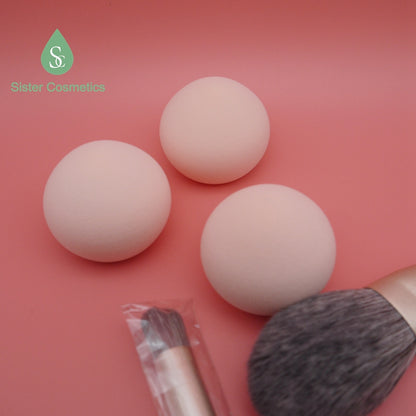 Jumbo Size Black & Pink Microfiber Makeup Sponge Custom Logo Marshmallow Cosmetic Sponge