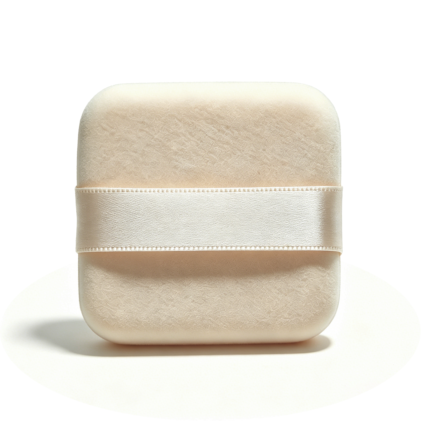 Double-Sided Flocked Powder Puff – Dry Setting Face Beauty Tool