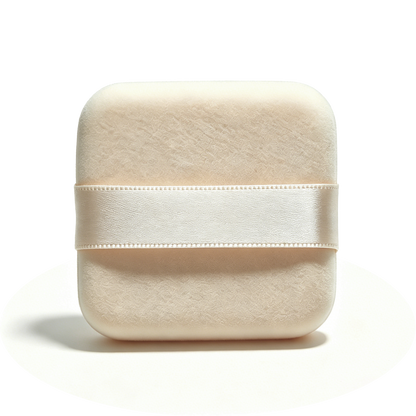 Double-Sided Flocked Powder Puff – Dry Setting Face Beauty Tool